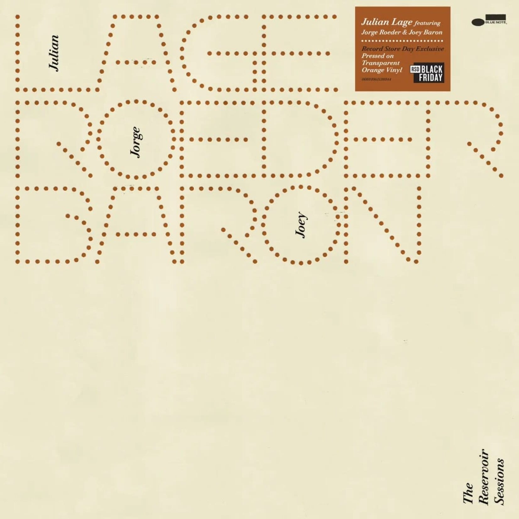 Julian Lage: The Reservoir Sessions (12", transparent orange vinyl, RSD Black Friday 2026) [BLUE NOTE]