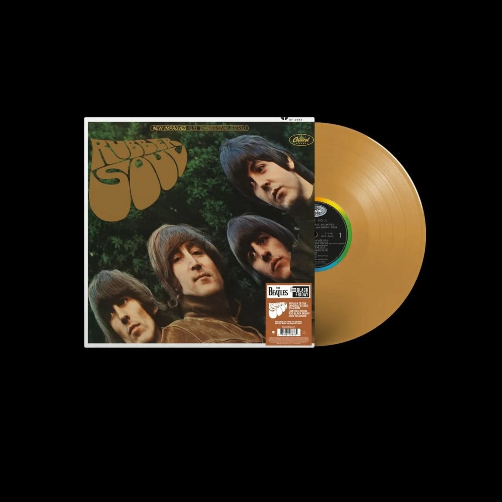 The Beatles: Rubber Soul (US album, 180g, gold vinyl, RSD Black Friday 2026) [CAPITOL]
