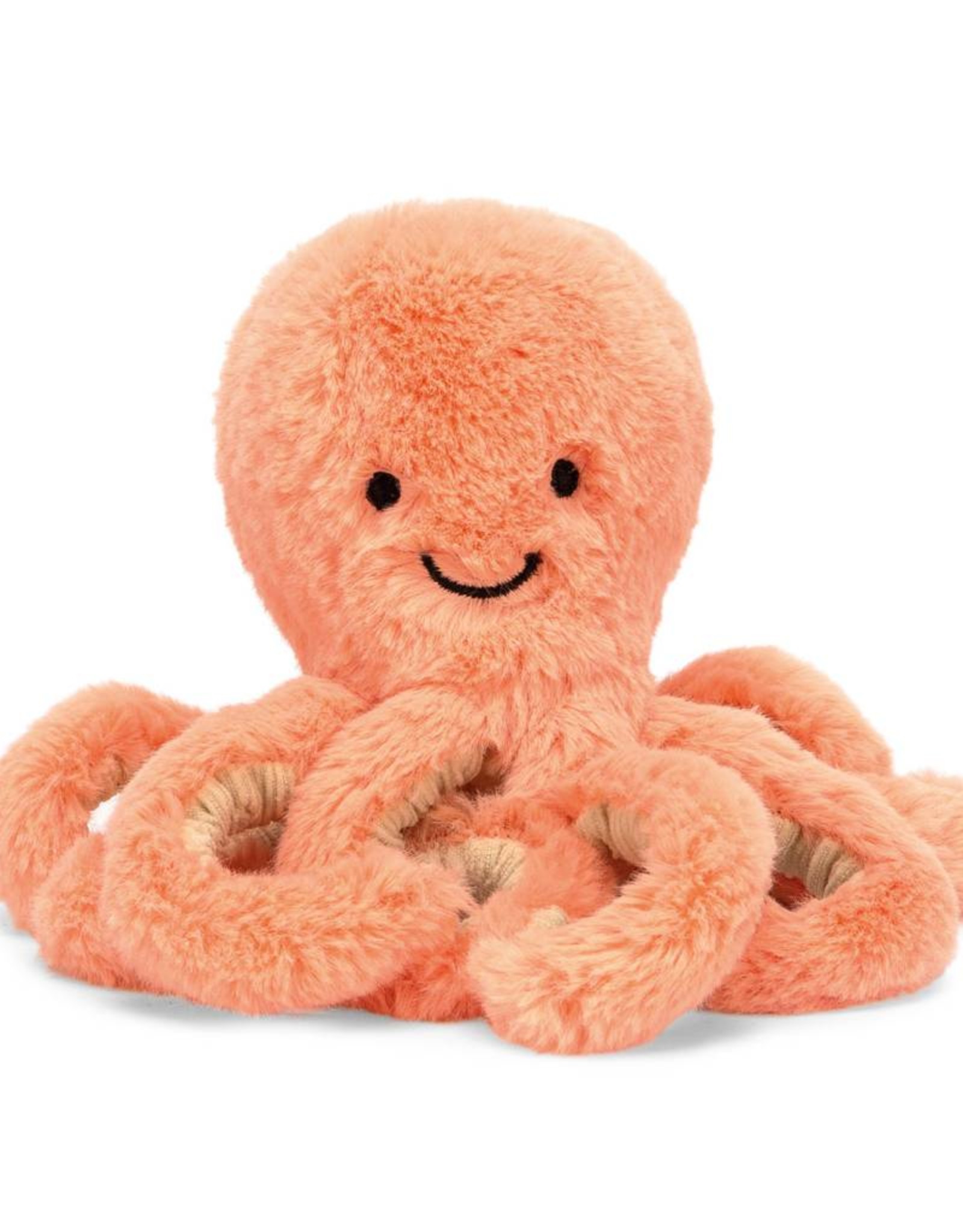 Peluche Bebe Pieuvre Saumon Veille Sur Toi