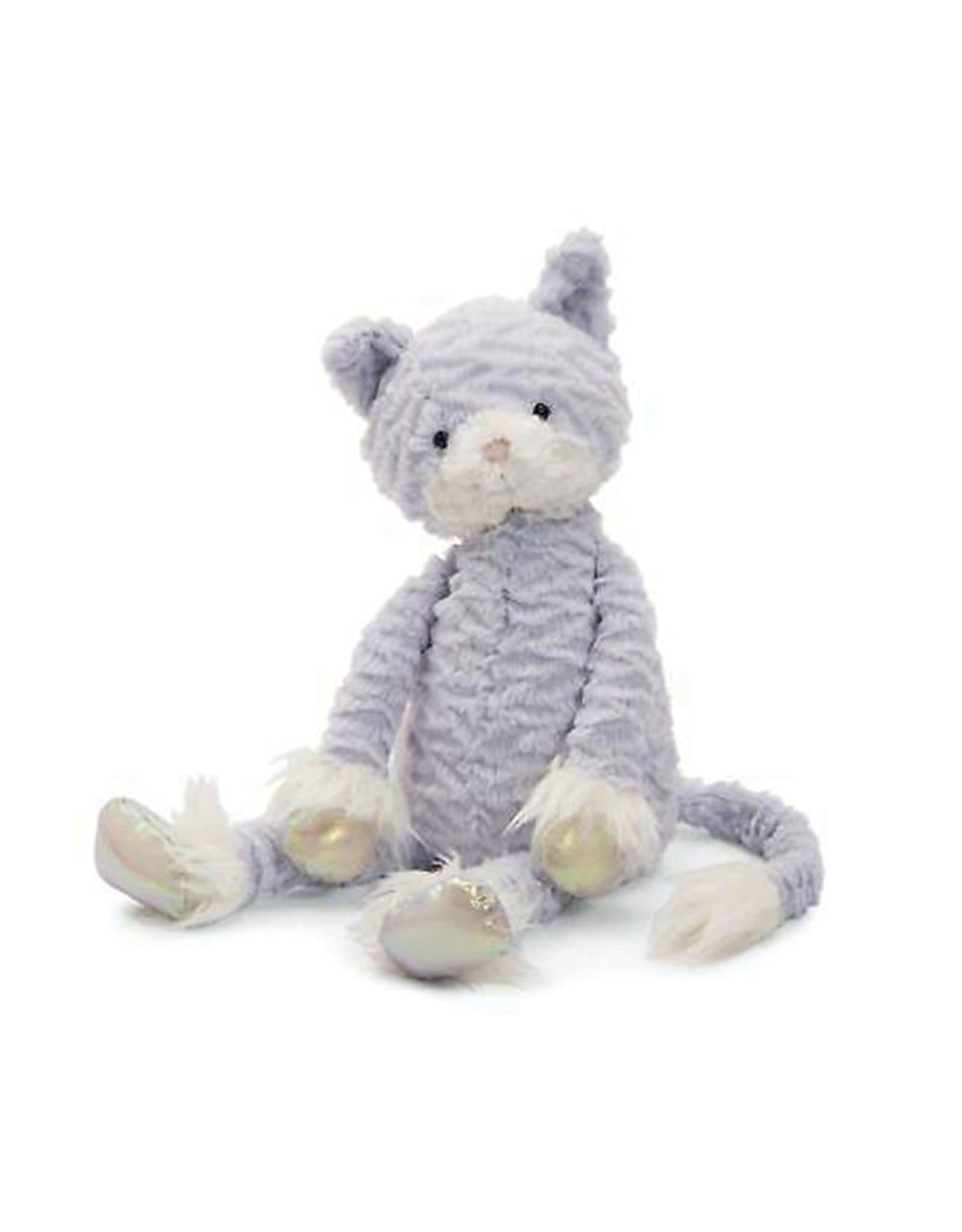 Peluche Chaton Mauve Pale Veille Sur Toi