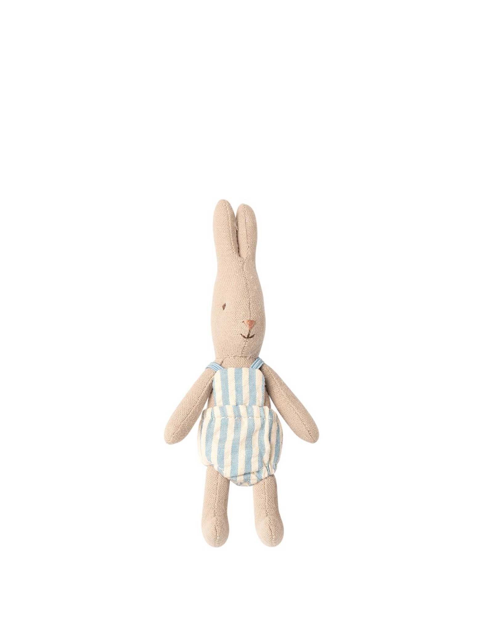 Bebe Lapin Garcon Barboteuse Lignee Bleu Et Blanc Veille Sur Toi
