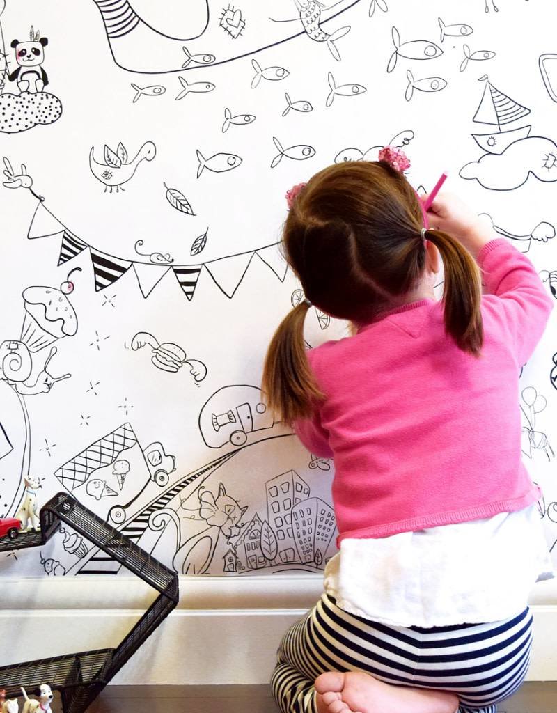 Atelier Rue Tabaga Festive Coloriage Géant