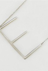 CAI - Silver Initial Necklace - 16 