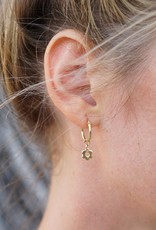 f.y.b. f.y.b. - Earrings Kaia Hoop Flower Gold