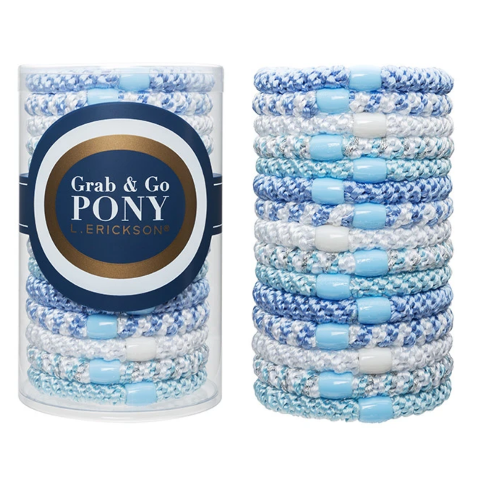 L. Erickson L. Erickson - Grab & Go Pony Tube - Blue Wave