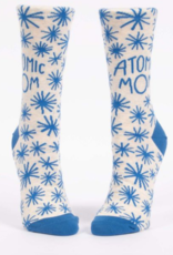 Blue Q Blue Q - Crew Socks Atomic Mom