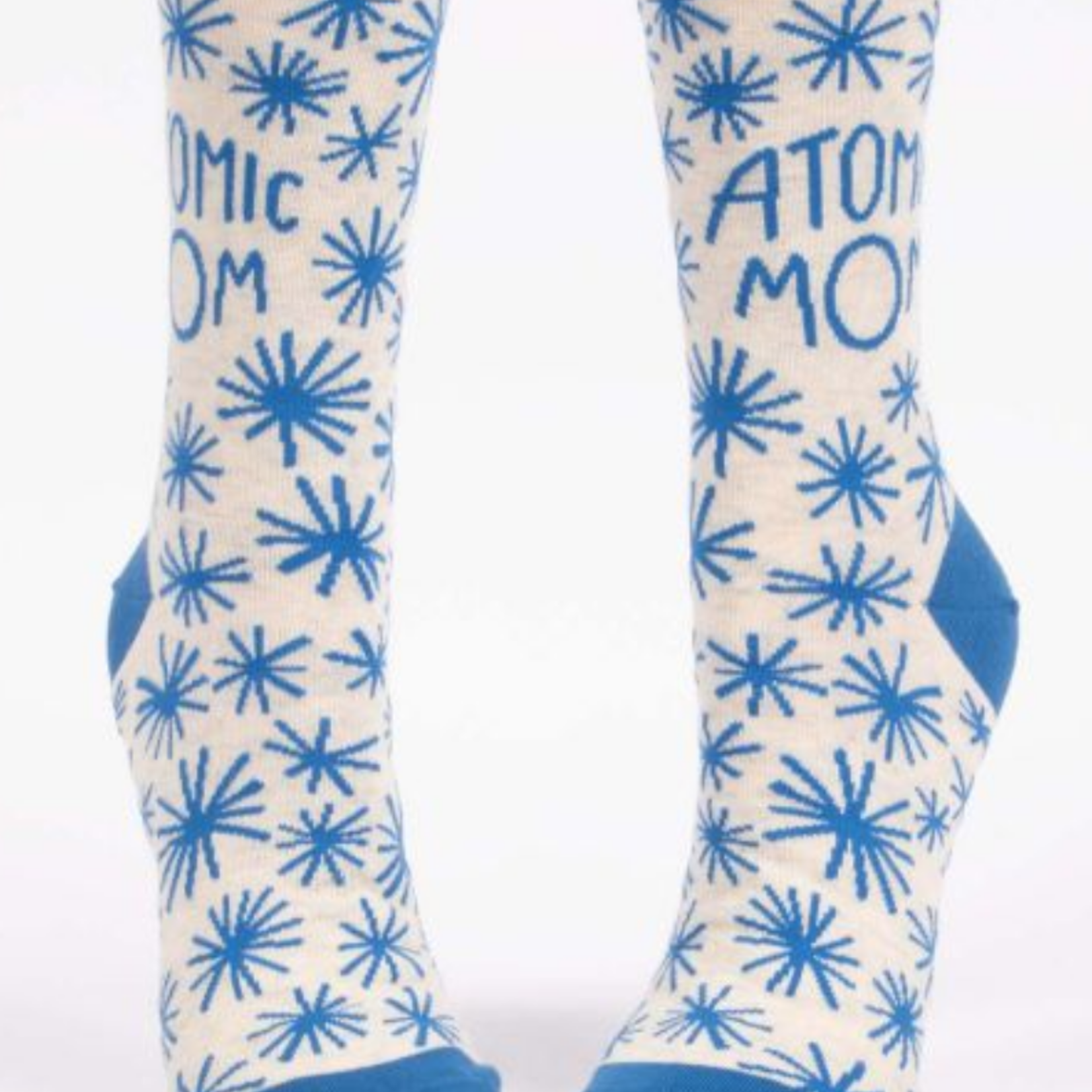 Blue Q Blue Q - Crew Socks - Atomic Mom