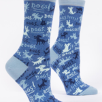 Blue Q Blue Q - Crew Socks - Dogs!