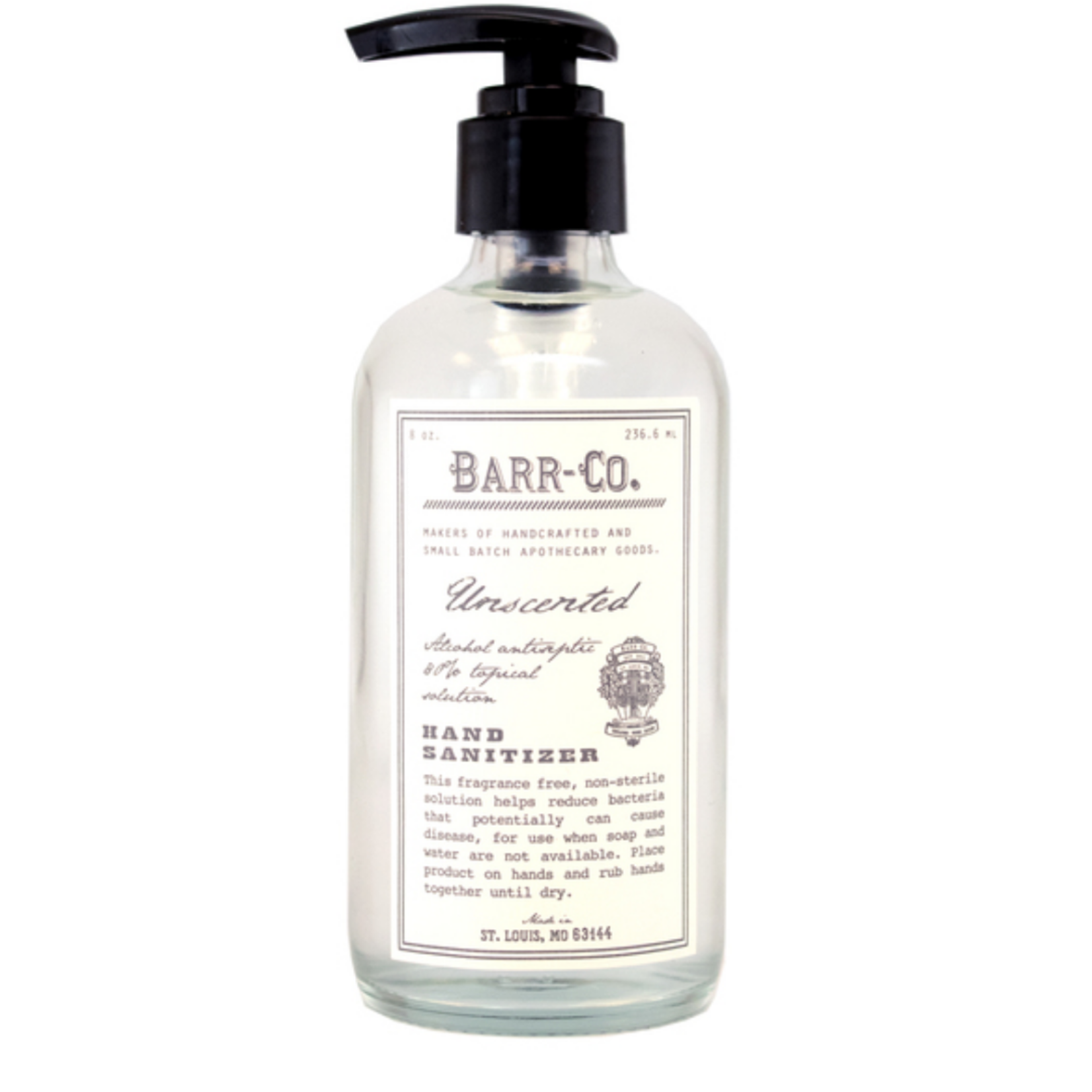 Barr Co 8oz Unscented Liquid Hand Sanitizer