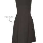 Accent - Katey Pocket Dress Black