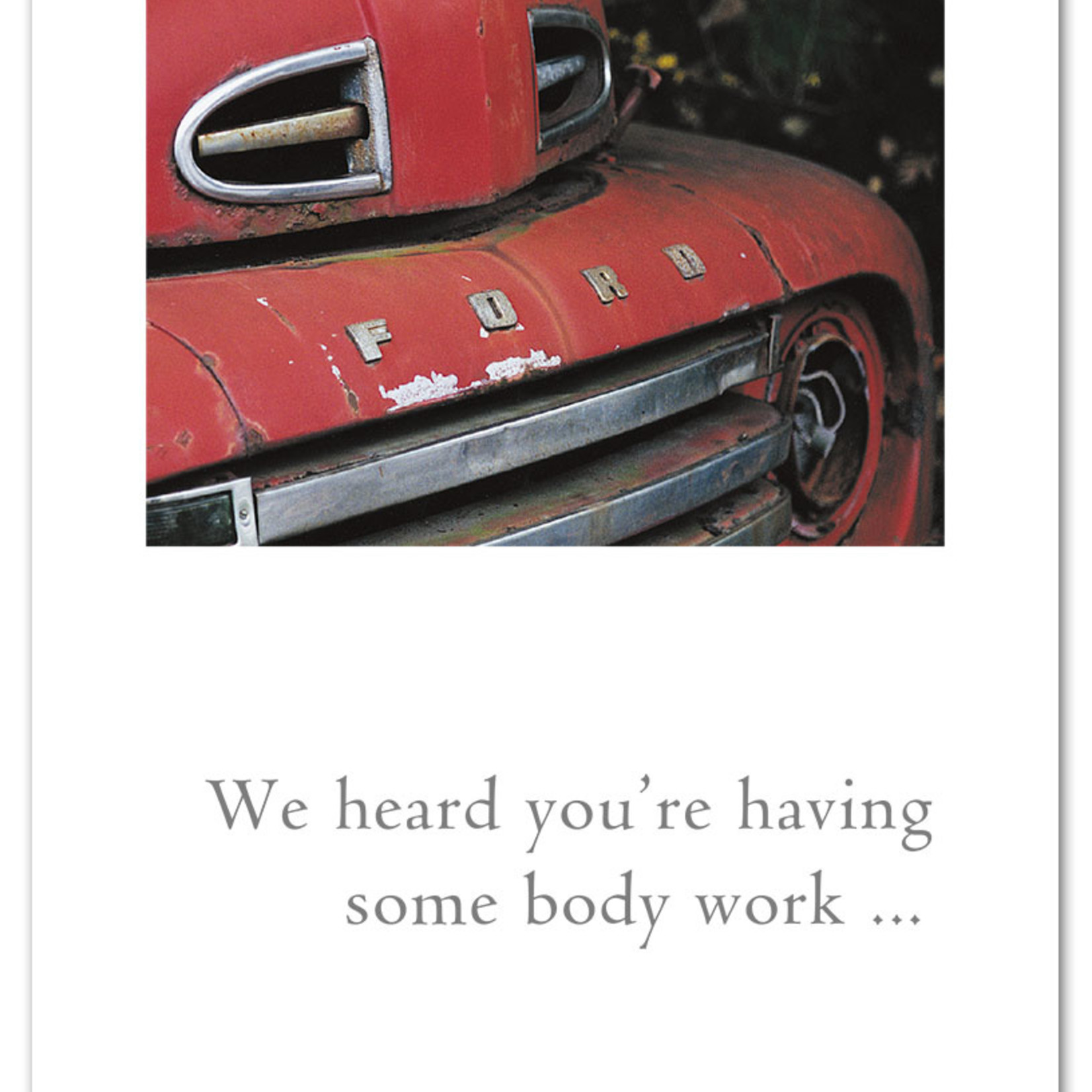 Cardthartic Cardthartic - Red Ford Truck Get Well Card