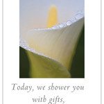 Cardthartic Cardthartic - White Calla Lily Close-up Wedding Shower Card