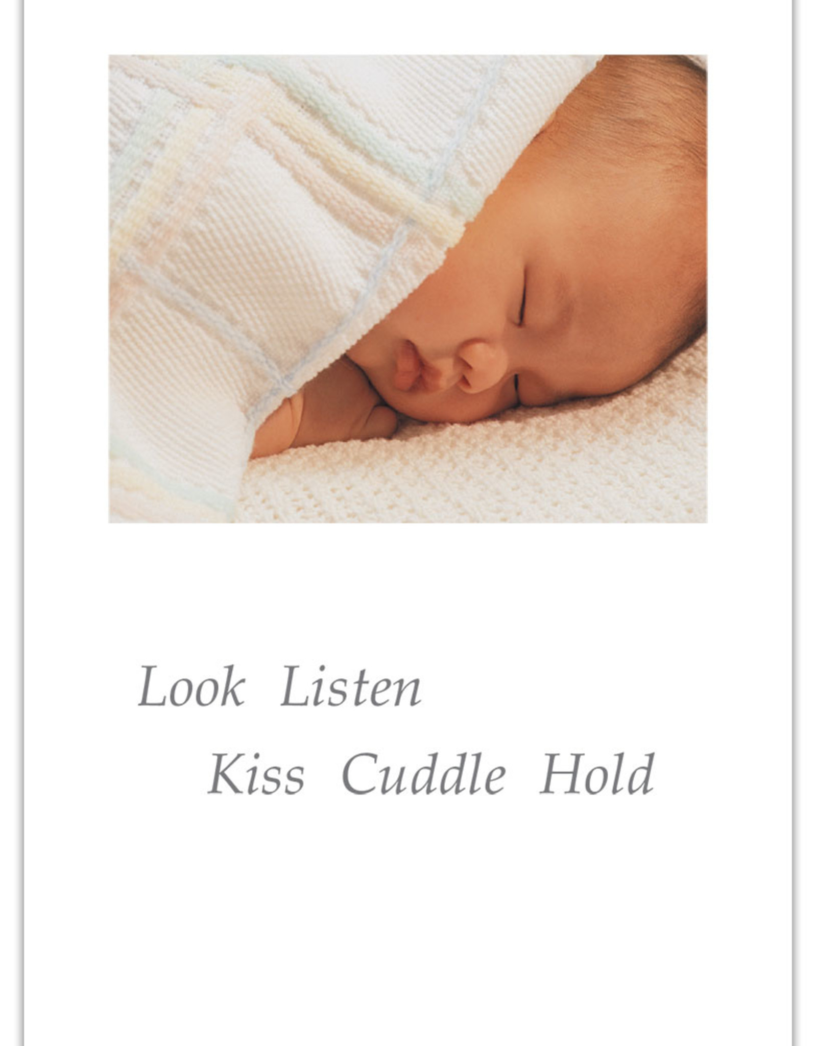 Cardthartic Baby Sleeping In White Blanket Be Charmed Gifts