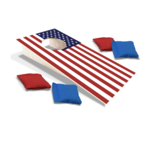Mini Cornhole Set - USA Flag