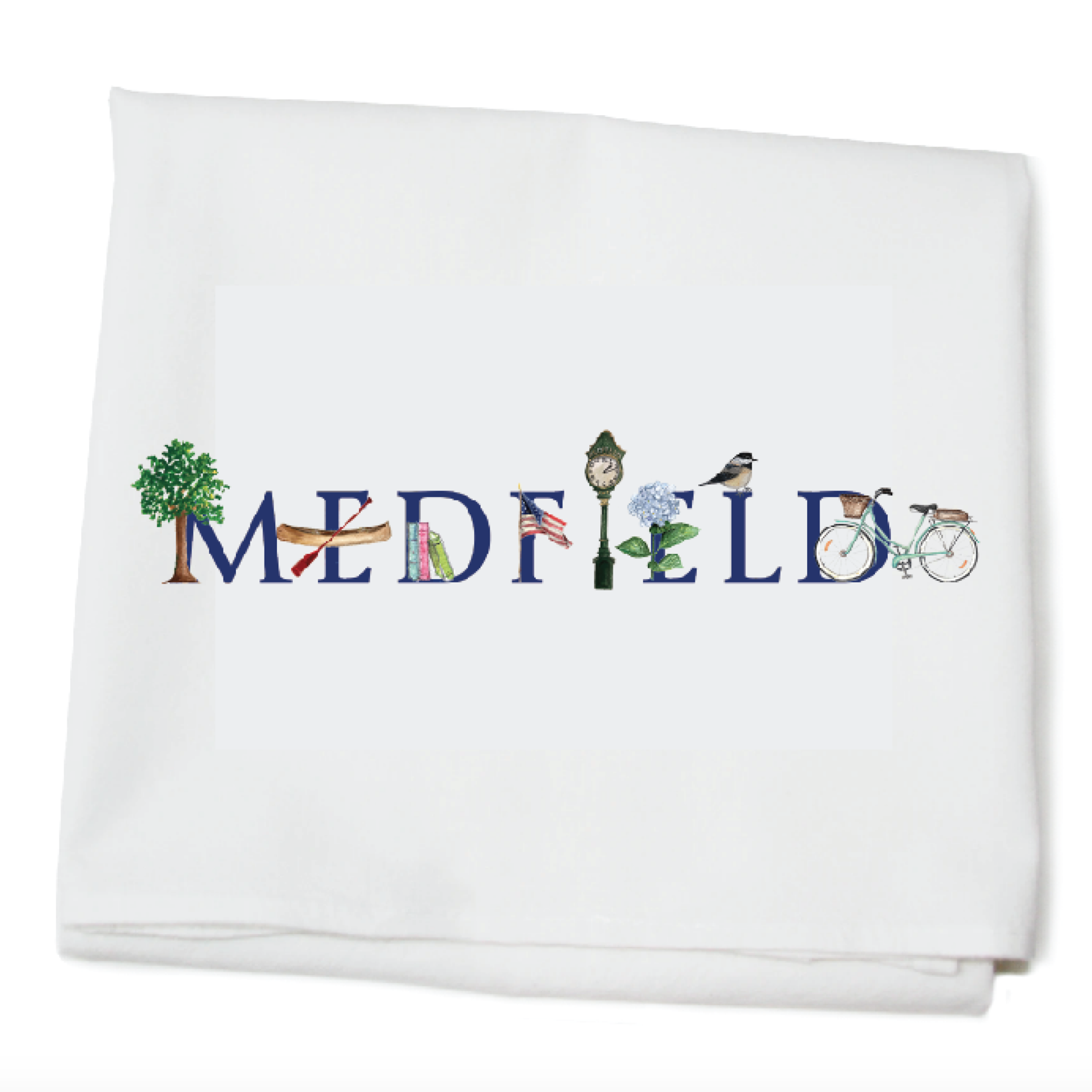 Tina Labadini Designs Tina Labadini Designs - Tea Towel - Medfield