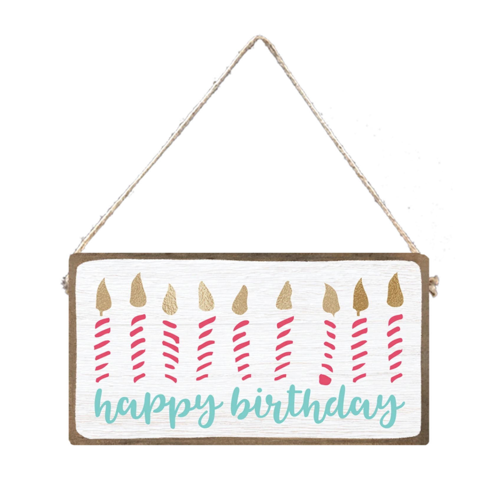 Rustic Marlin Rustic Marlin - Twine Sign - Happy Birthday