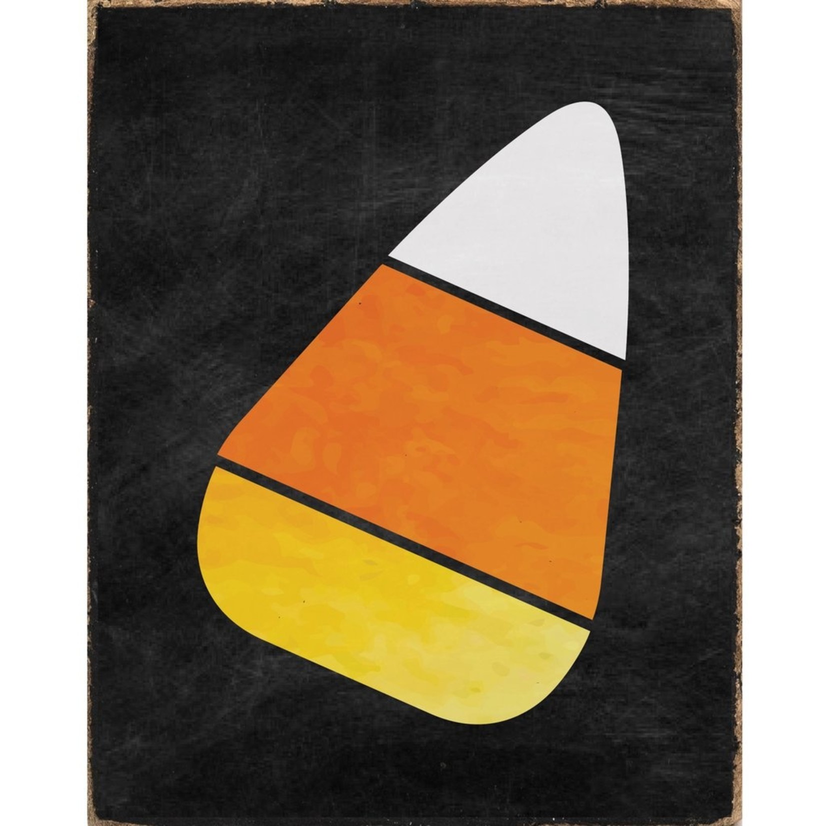 Rustic Marlin Rustic Marlin - Wood Block - Candy Corn Black