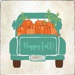 Rustic Marlin Rustic Marlin - 6 x 6 Block - Happy Fall Truck