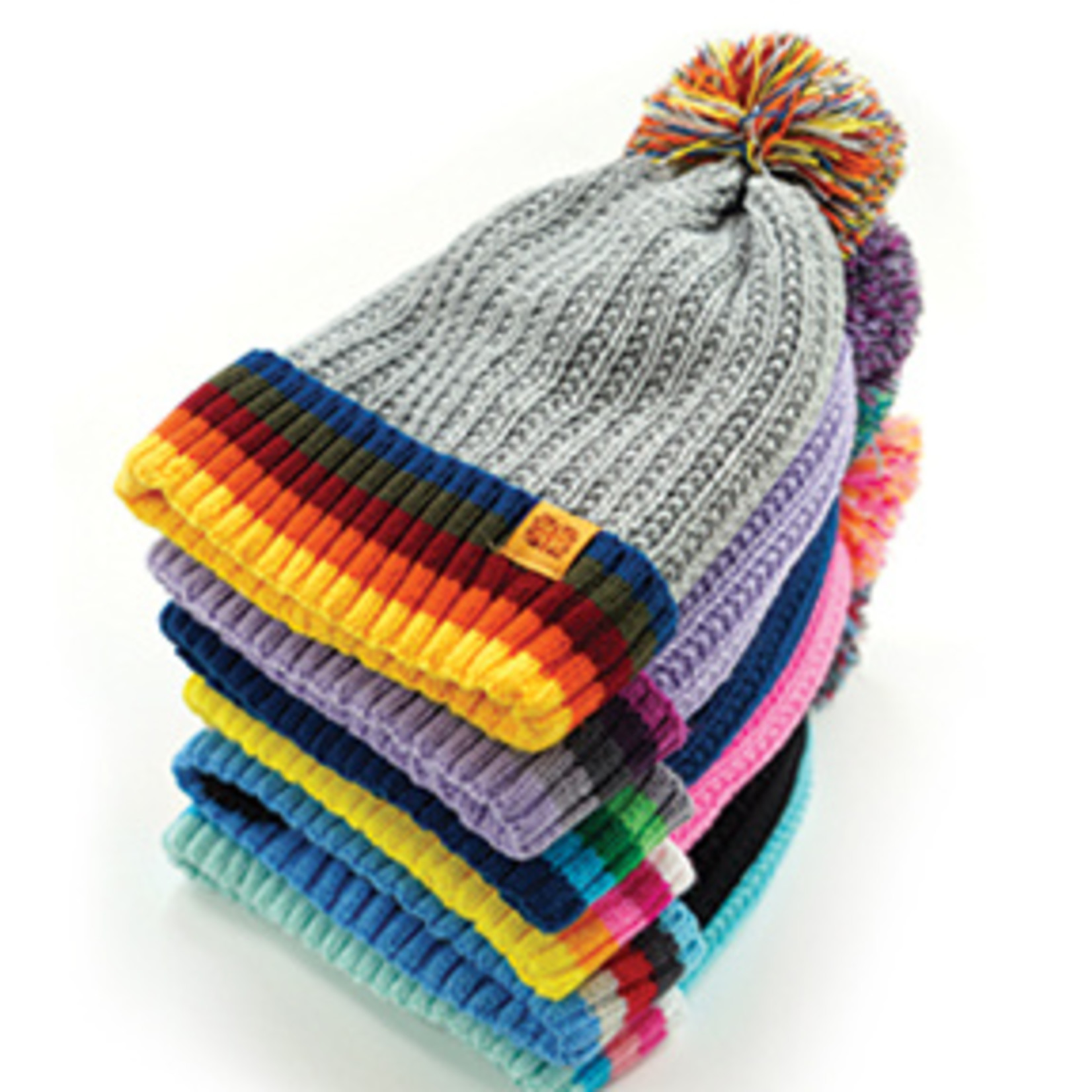 Britt's Knits - Kids Plush Pom Beanie