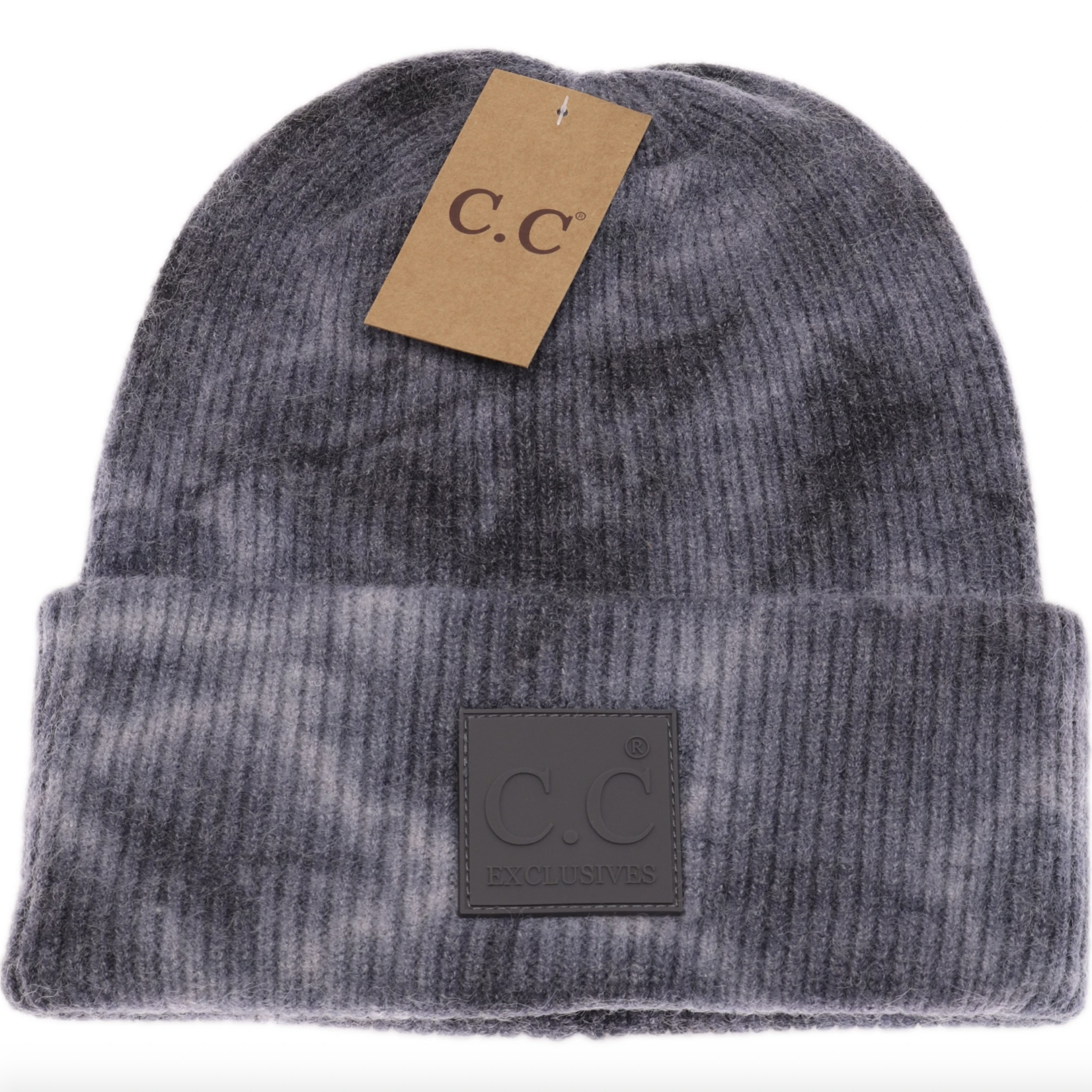 C.C. Beanie C.C. - Tie Dye Beanie W/Rubber Patch