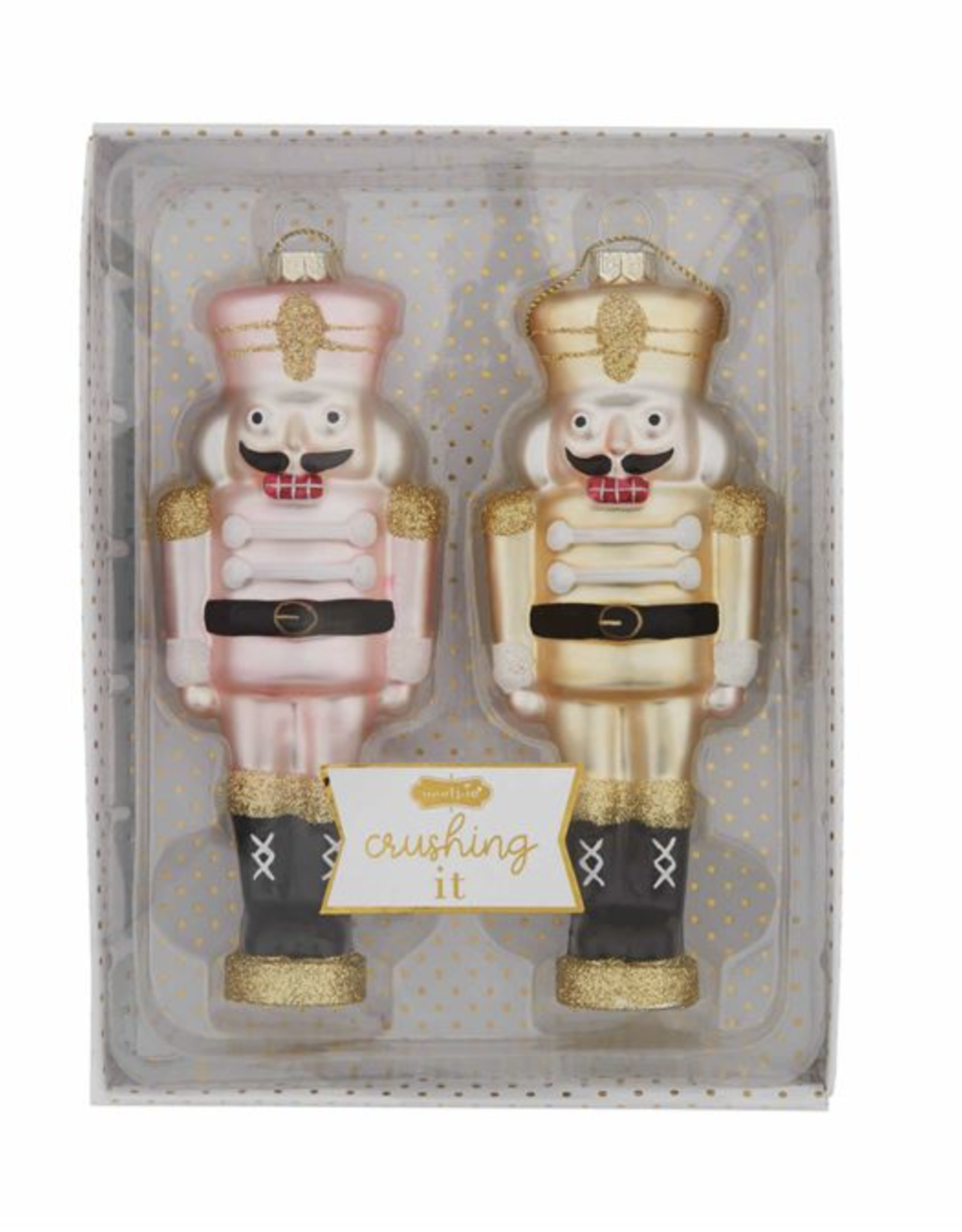 Mud Pie Christmas Ornament Set Nutcracker Be Charmed Gifts Medfield Ma