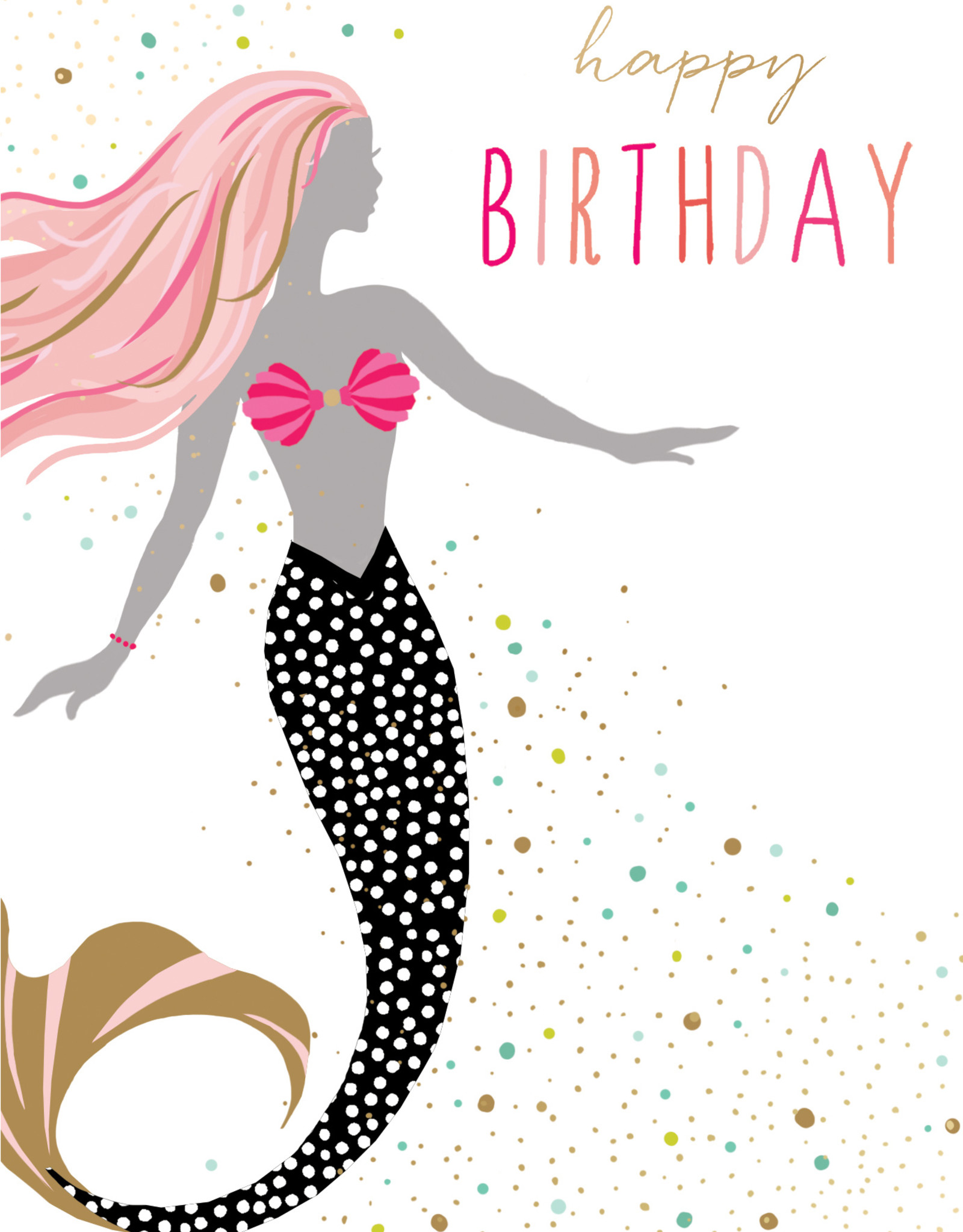 Pictura Pictura - Mermaid Happy Birthday Card 61049
