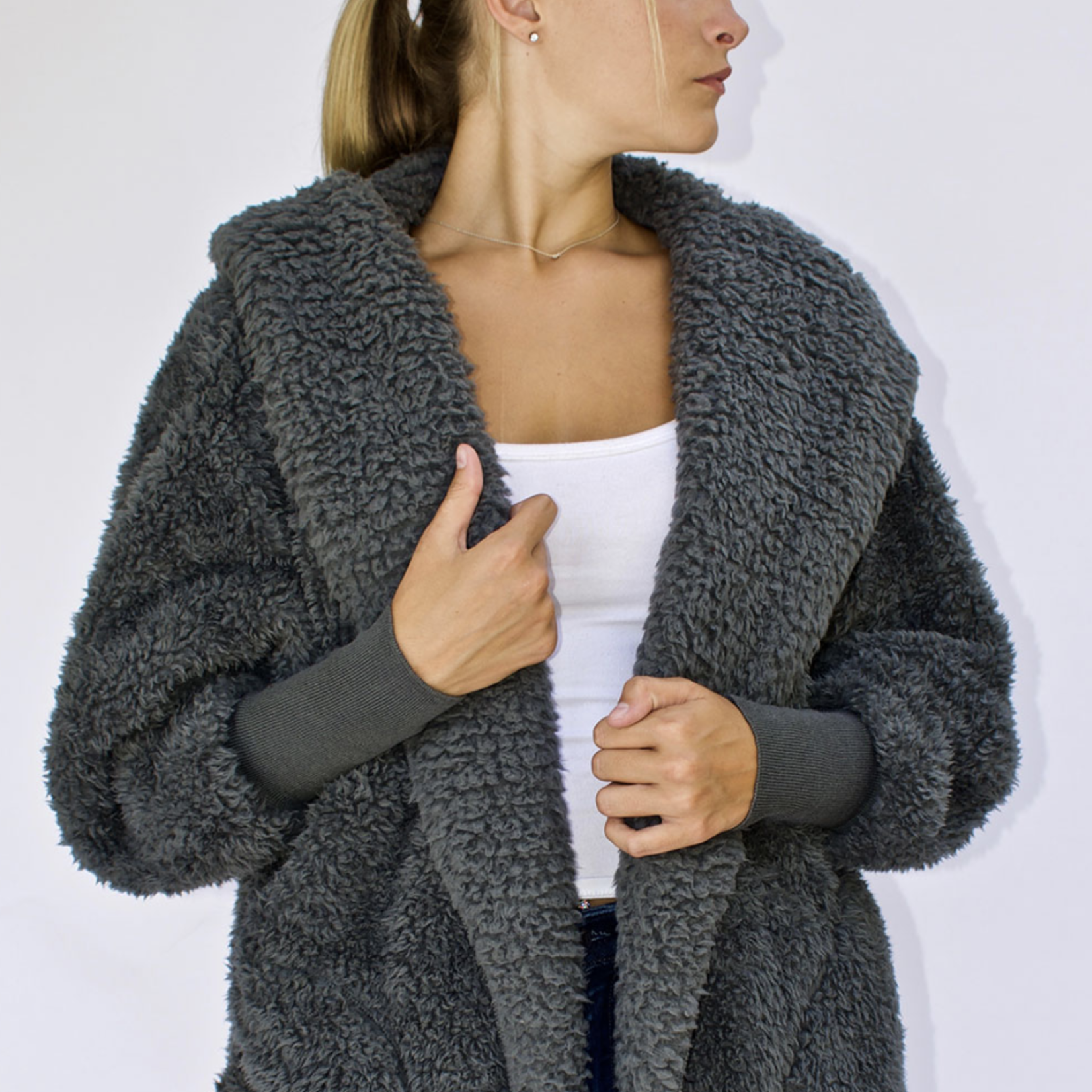 Nordic Beach Nordic Beach - Cozy Cardigan - Koala Grey