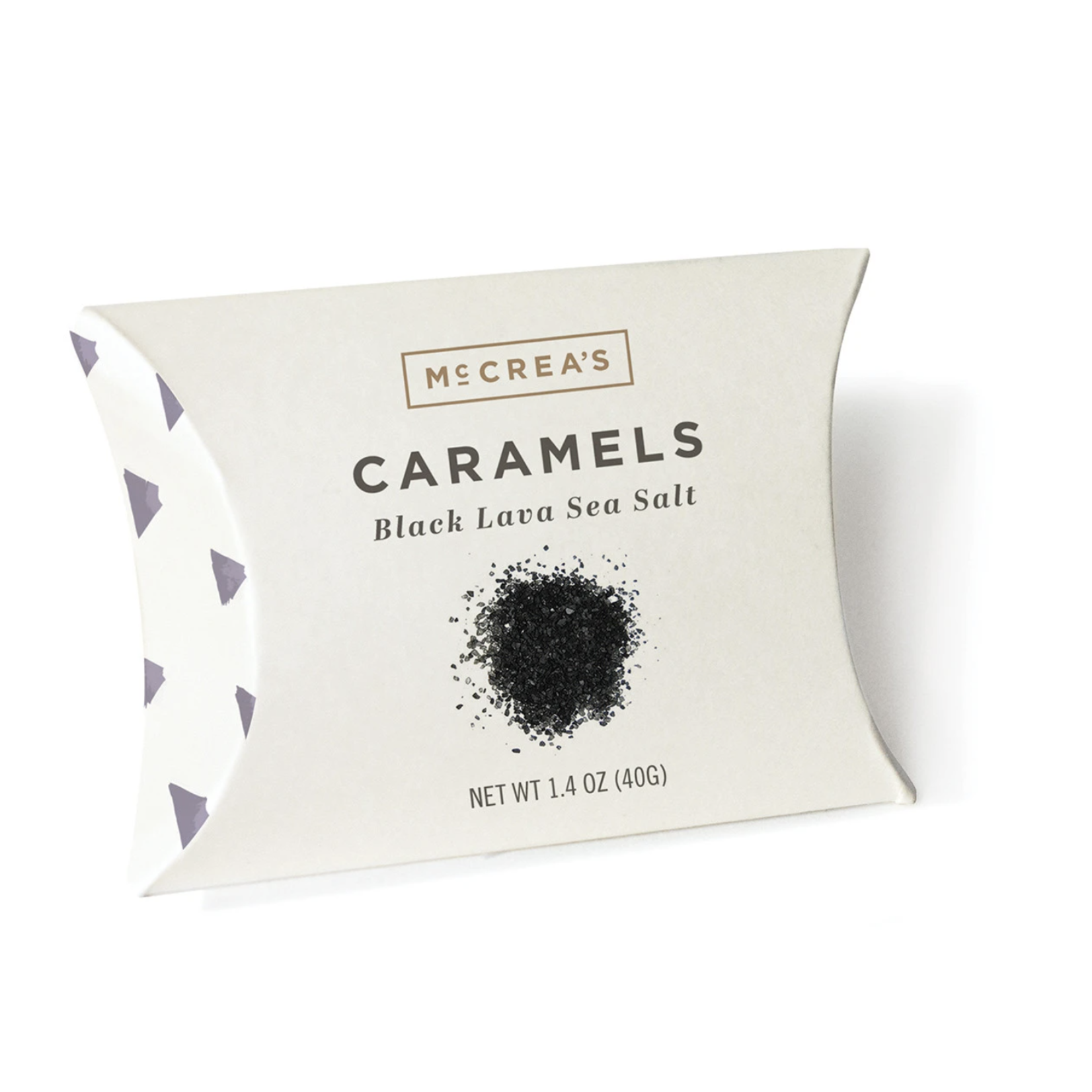 McCrea's Candies 1.4oz Pillows Black Lava Sea Salt