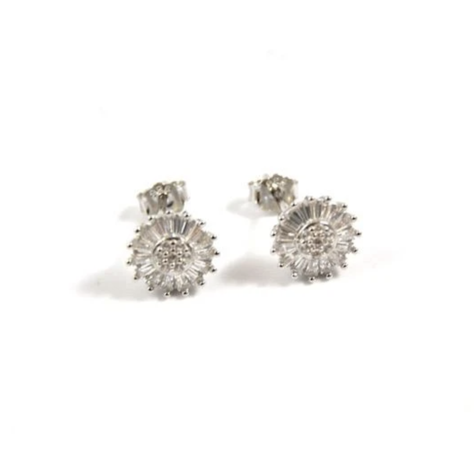 FYB FYB - Sunburst Studs Silver