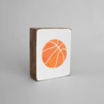 Rustic Marlin Rustic Marlin - Wood Block - Basketball