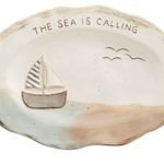 Mud Pie Mud Pie - Sea Plate - Sailboat