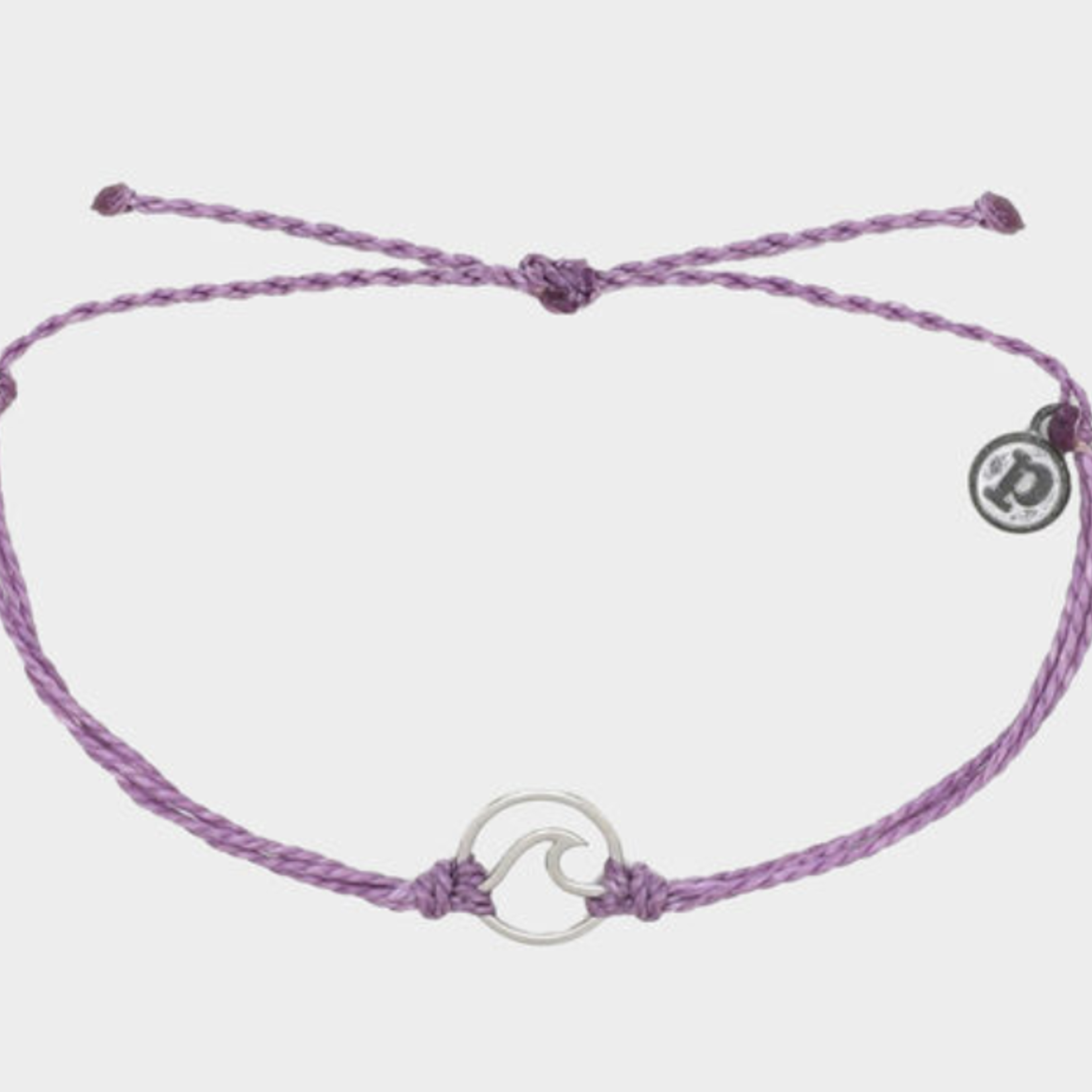 Pura Vida Pura Vida - Silver Wave Lavender Bracelet