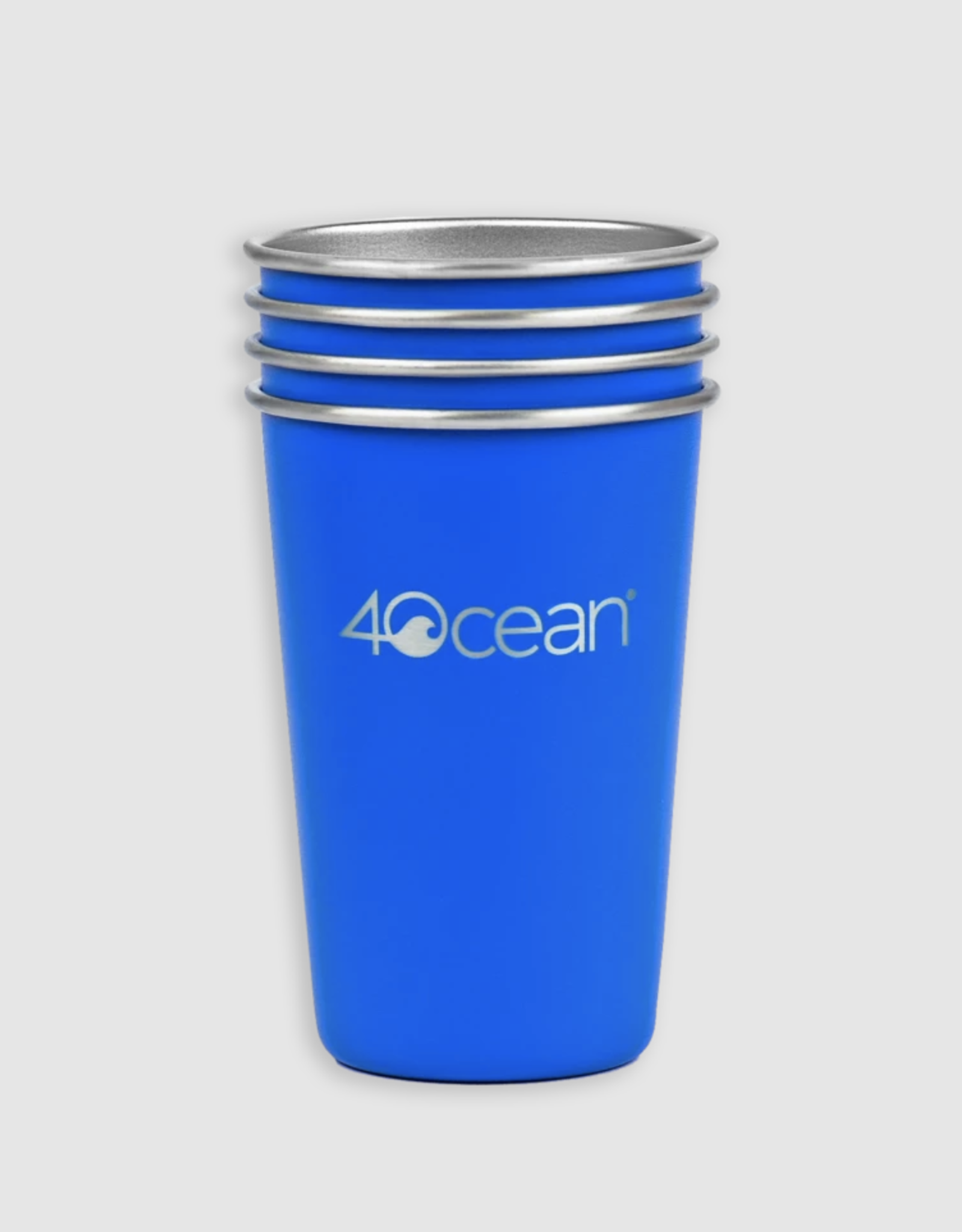 4Ocean 4Ocean - Reusable Stainless-Steel Cups 4 Pack