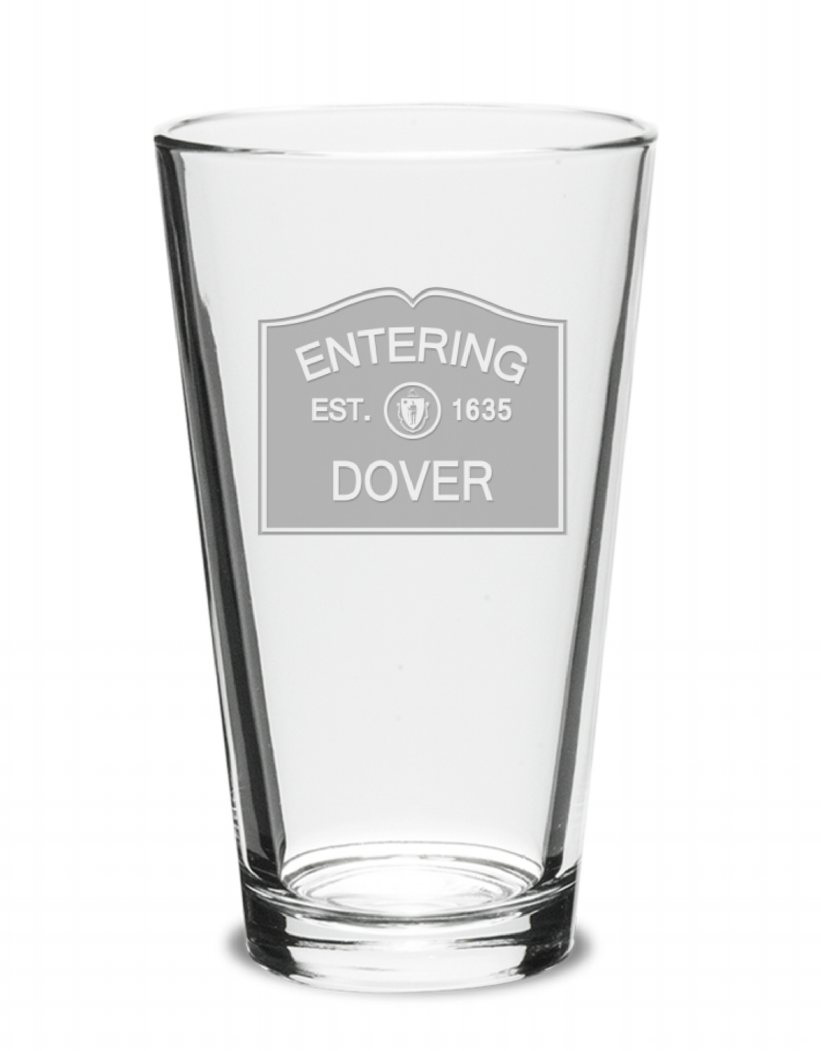 Dover Glassware - Entering Dover 1635 Pint Glass
