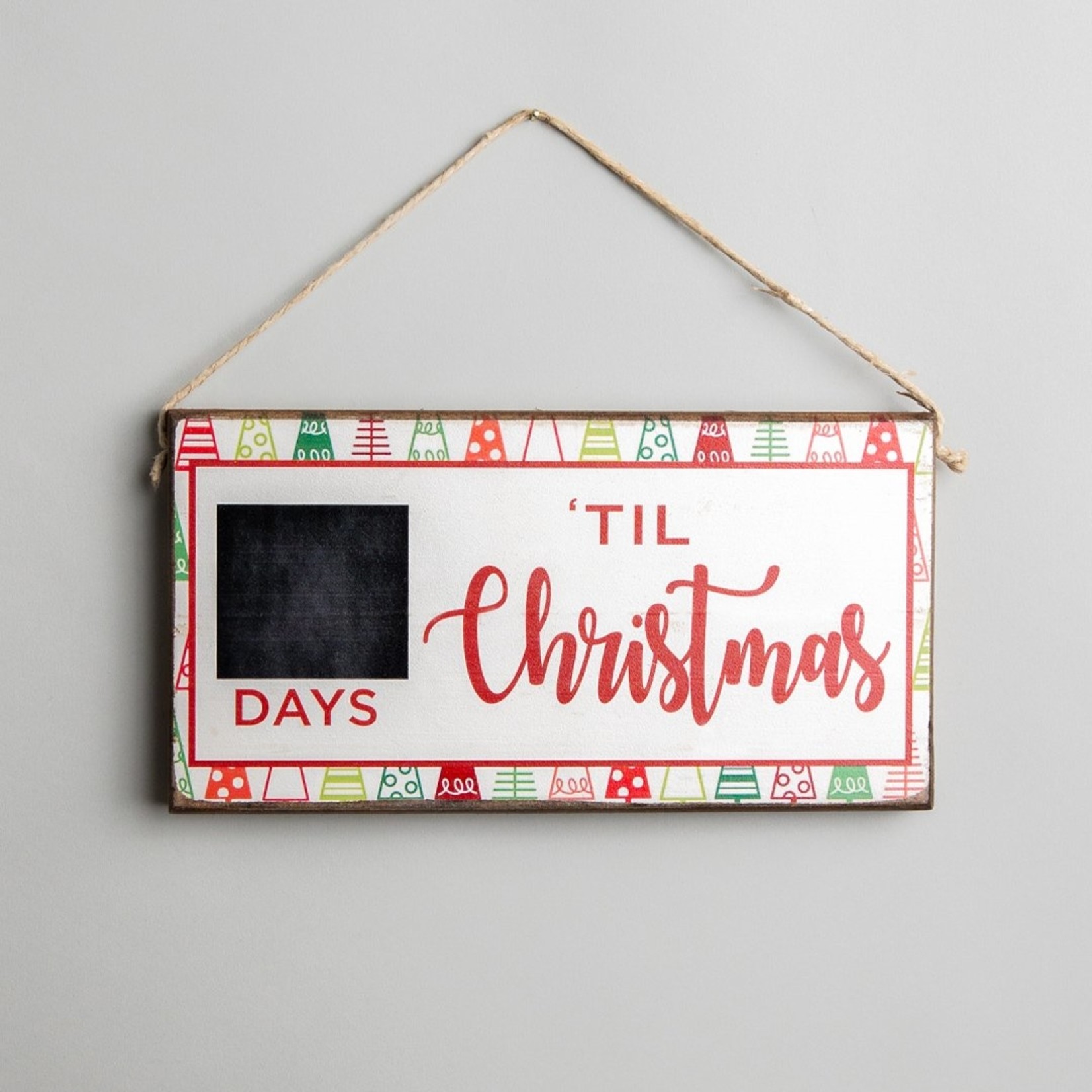 Rustic Marlin Rustic Marlin - Twine Sign - Days Until Christmas Chalkboard