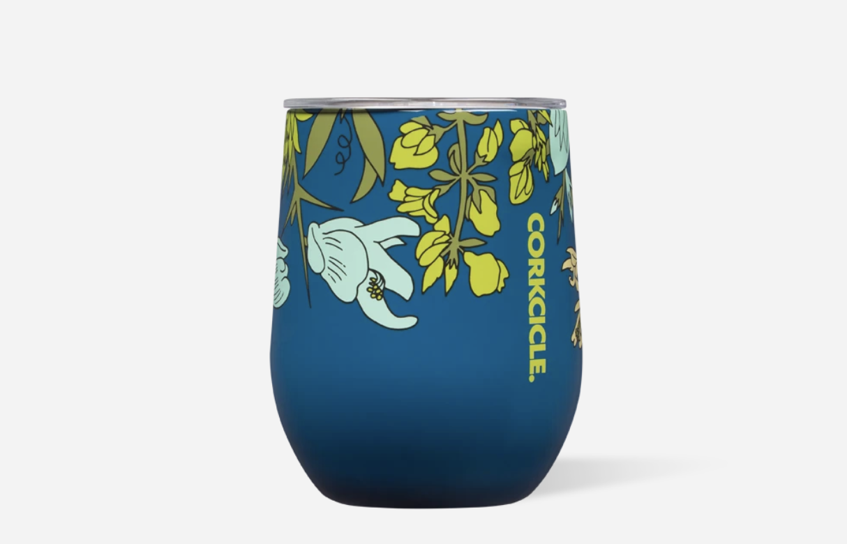 Corkcicle 16 oz Mug-Cream Wildflower