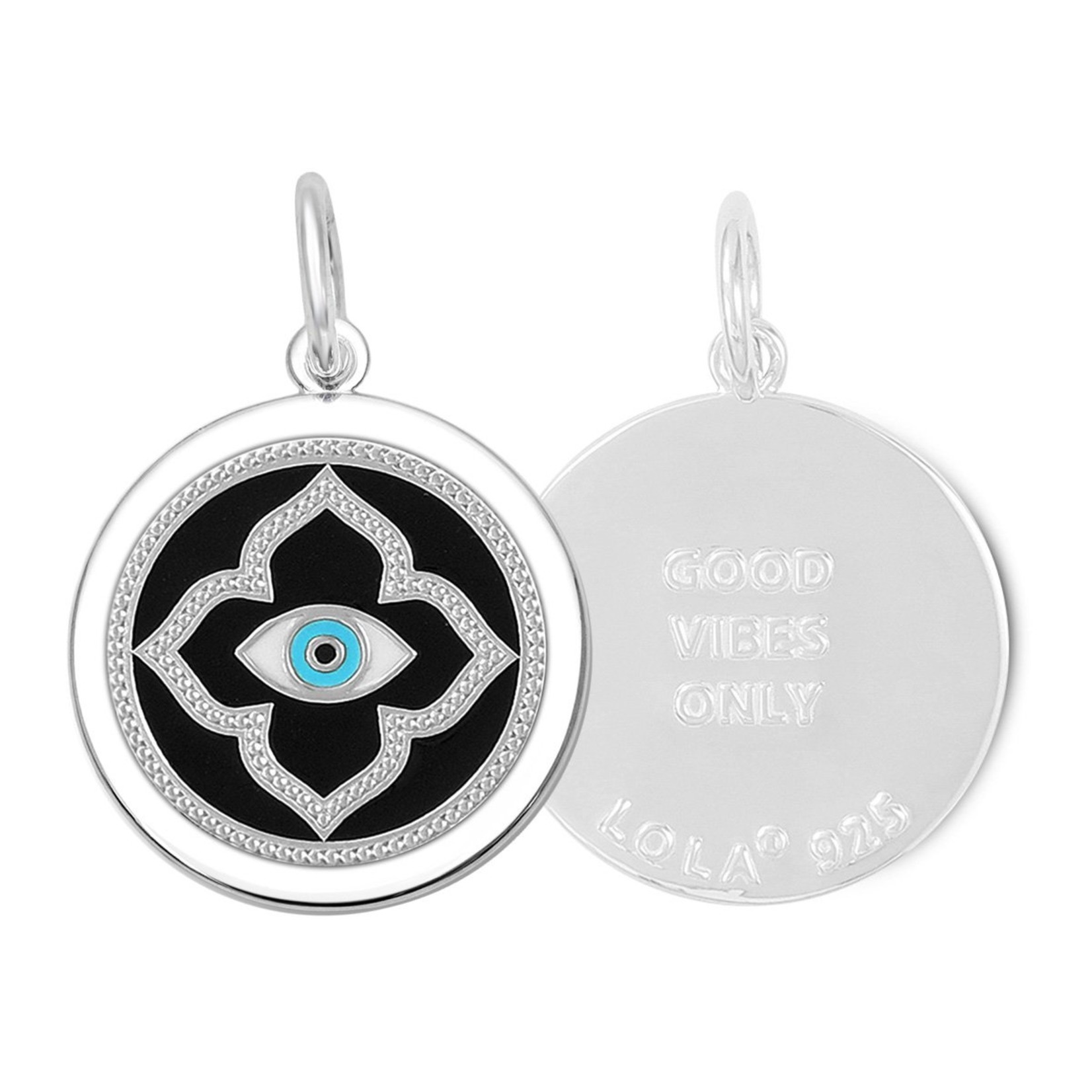 LoLa & Company Lola Evil Eye Silver Pendant