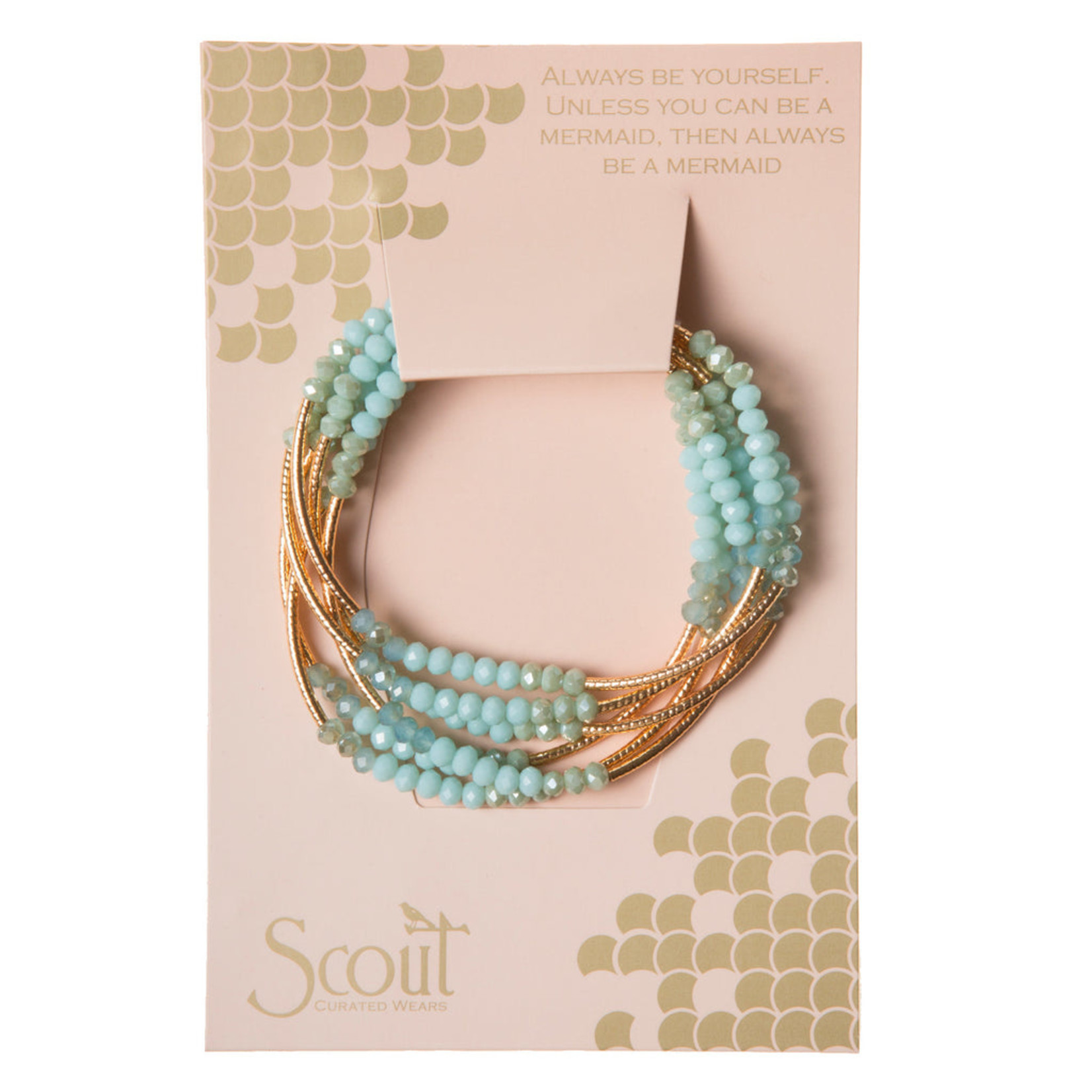 Scout Curated Wears Scout Curated Wears - Scout Wrap Turquoise Combo/Gold