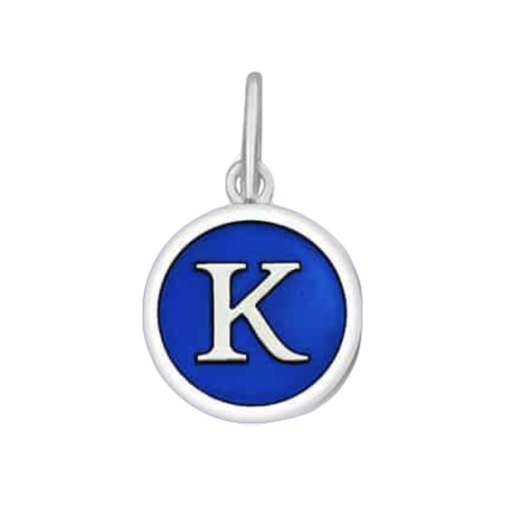 LoLa & Company Lola Mini Pendants  Initial K - Sapphire