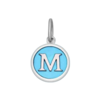 LoLa & Company Lola Initial M Pendant - Mini - Light Blue