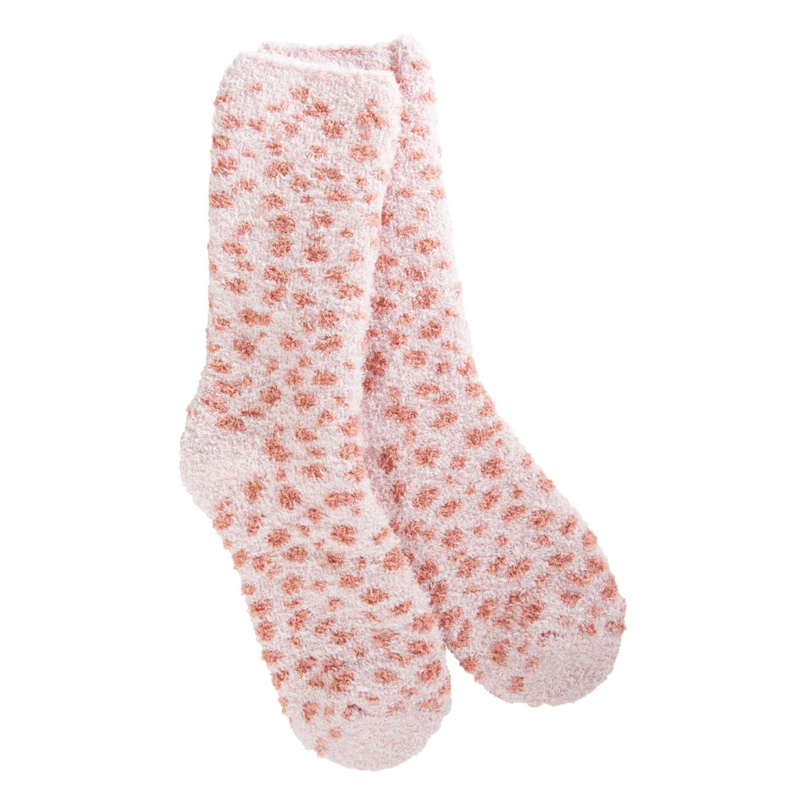 Worlds Softest Socks Worlds Softest Socks - Knit Pickin Fireside Crew - Mauve Cheetah