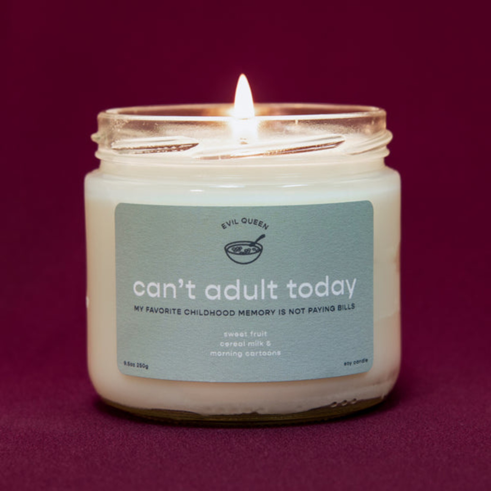 Evil Queen Evil Queen - Can't Adult Today Candle