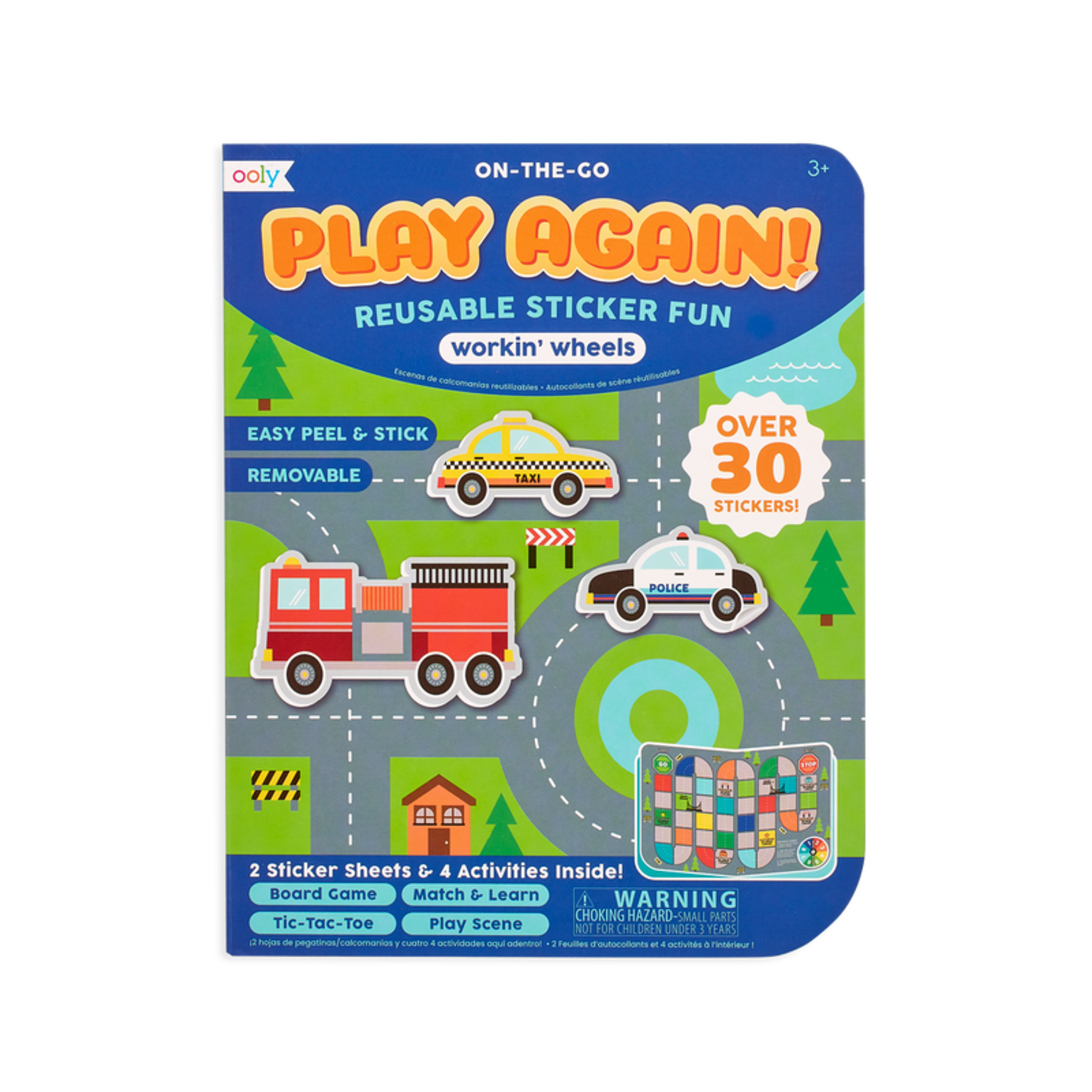 OOLY OOLY - Play Again! Mini On-The-Go Activity Kits -  Working Wheels