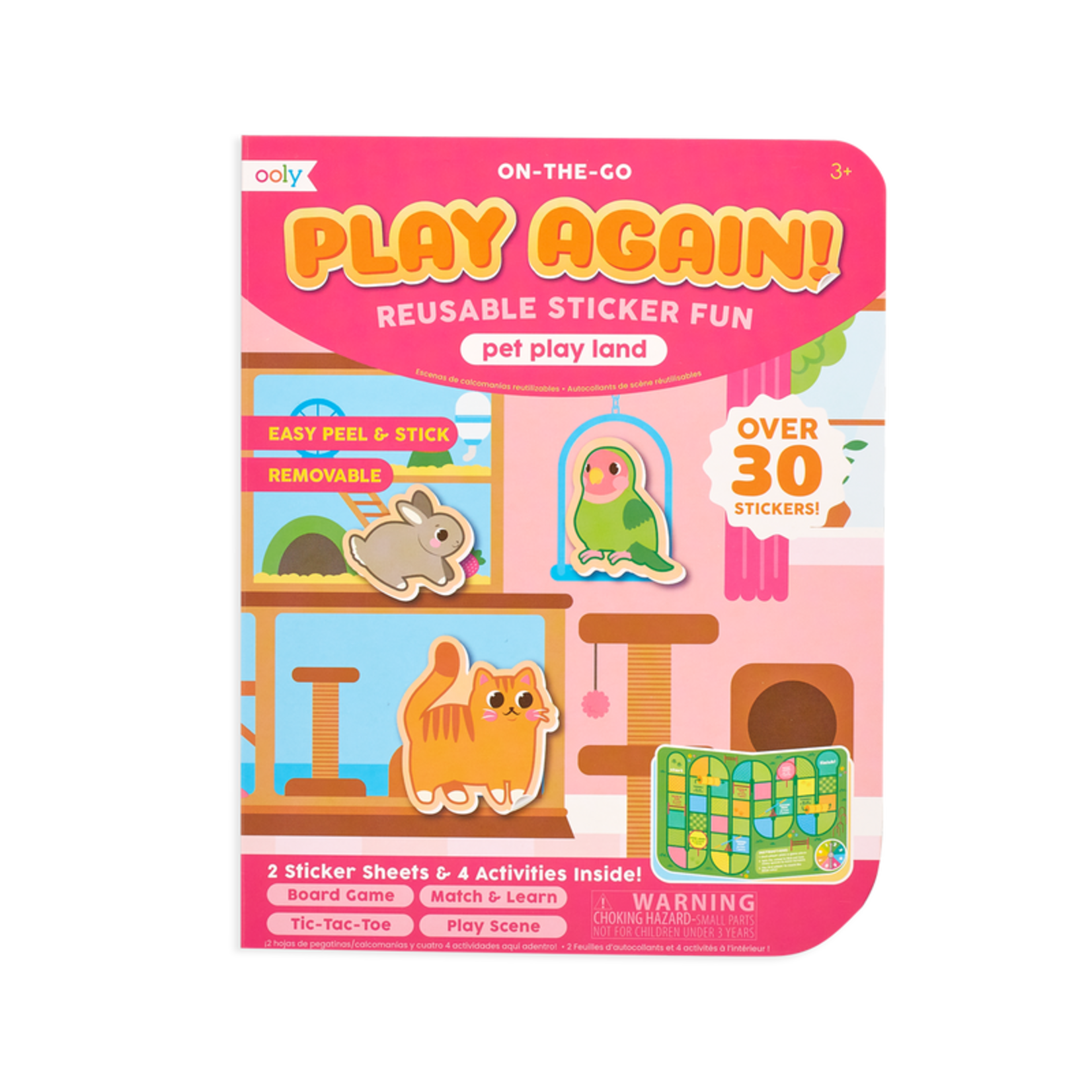 OOLY OOLY - Play Again! Mini On-The-Go Activity Kits -  Pet Play Land