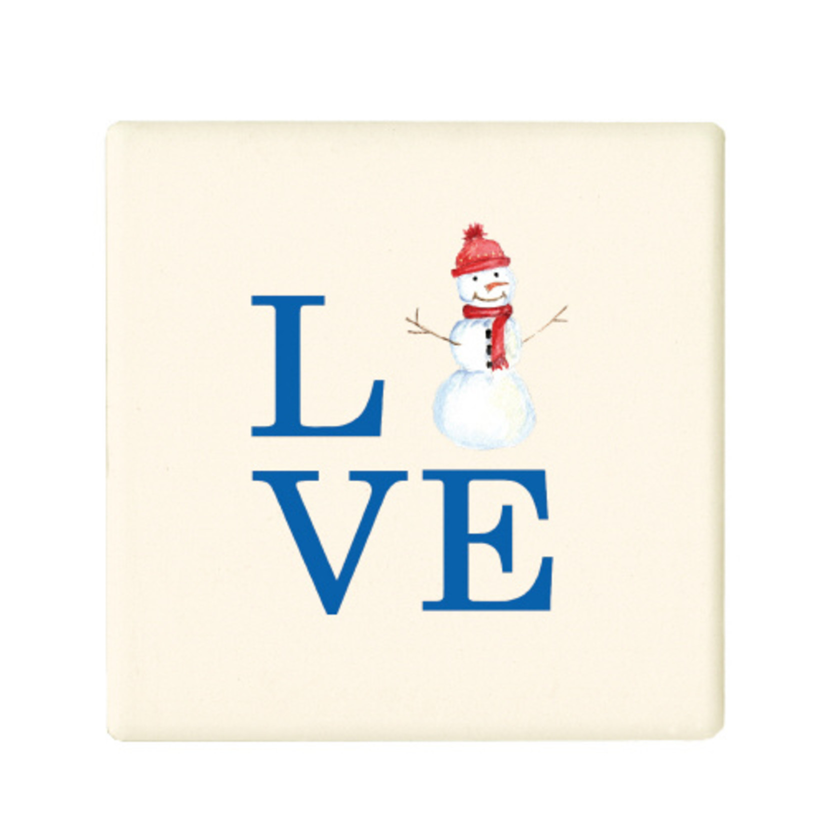Tina Labadini Designs Tina Labadini Designs - Love Snowman Coaster