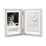 Mud Pie Mud Pie - Hinged Wedding Frame