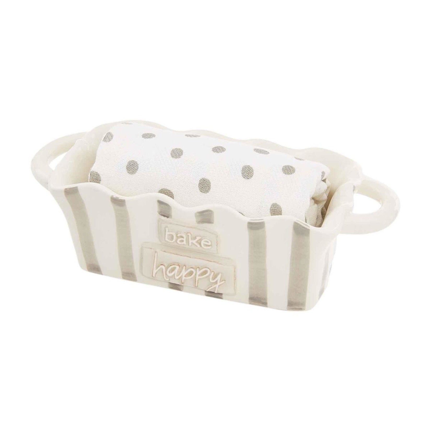 Mud Pie Mud Pie - Happy Day Mini Loaf & Towel Set