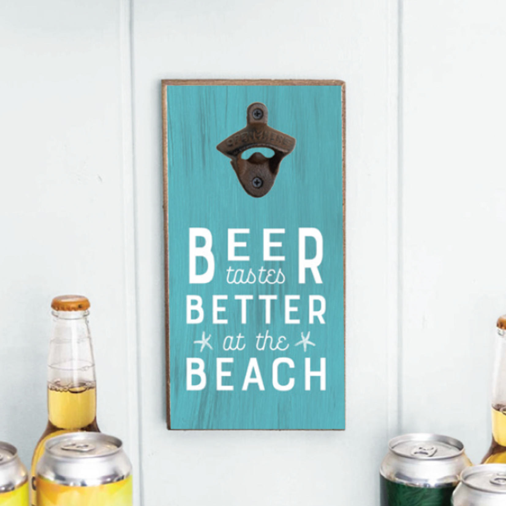 Rustic Marlin Rustic Marlin - Bottle Openers - Beer Tastes Better at the Beach