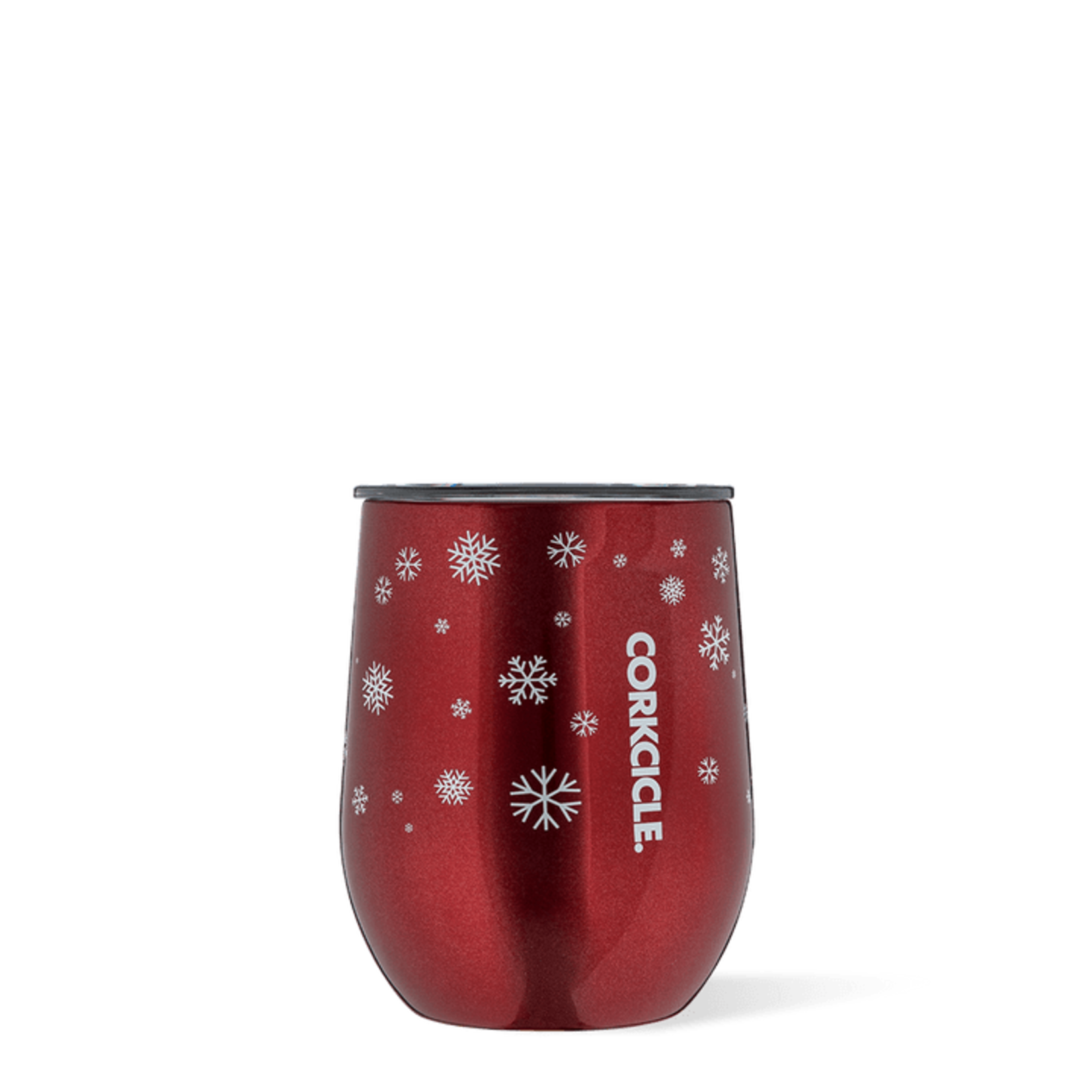 Corkcicle Corkcicle - 12oz Stemless - Snowfall Red