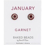 Baked Beads Baked Beads - Birthstone Crystal Earring